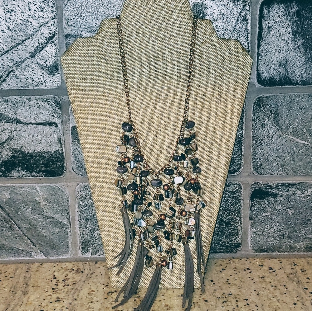 EL by ERICA LYONS Textured Necklace, NWT!